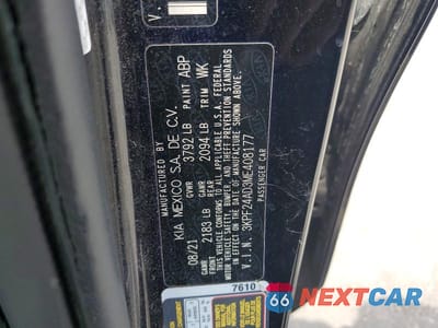Zdjęcie 13 z 13 samochodu: 2021 KIA FORTE LXS VIN:3KPF24AD3ME408177 - miniatura