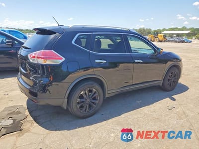 Trzecie zdjęcie samochodu z tyłu: 2016 NISSAN ROGUE SV VIN:KNMAT2MTXGP612042 - miniatura
