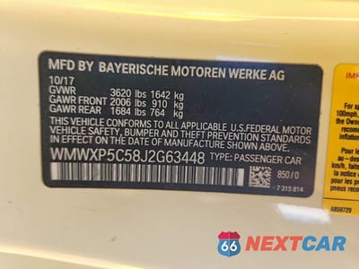 Zdjęcie 12 z 12 samochodu: 2018 MINI COOPER VIN:WMWXP5C58J2G63448 - miniatura