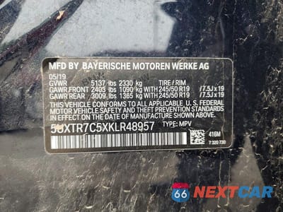 Zdjęcie 13 z 13 samochodu: 2019 BMW X3 3.0I VIN:5UXTR7C5XKLR48957 - miniatura