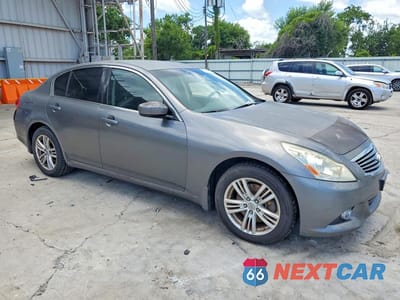 Czwarte zdjęcie samochodu z boku: 2012 INFINITI G25 SEDAN X VIN:JN1DV6AR1CM862257 - miniatura