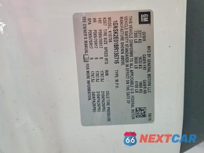 Zdjęcie 13 z 13 samochodu: 2011 CHEVROLET TAHOE VIN:1GNSK2E01BR136716 - miniatura