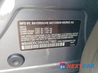 Zdjęcie 12 z 12 samochodu: 2016 BMW 640 I GRAN COUPE VIN:WBA6D0C58GD927883 - miniatura