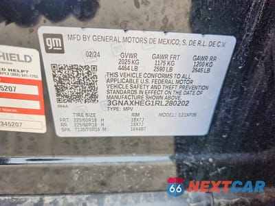 Zdjęcie 12 z 12 samochodu: 2024 CHEVROLET EQUINOX LS VIN:3GNAXHEG1RL280202 - miniatura