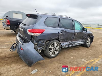 Trzecie zdjęcie samochodu z tyłu: 2013 NISSAN PATHFINDER S VIN:5N1AR2MMXDC674899 - miniatura