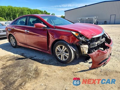 Czwarte zdjęcie samochodu z boku: 2014 HYUNDAI SONATA GLS VIN:5NPEB4AC4EH845931 - miniatura