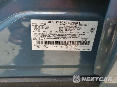 Zdjęcie 13 z 13 samochodu: 2022 FORD MAVERICK XL VIN:3FTTW8E93NRA97607 - miniatura