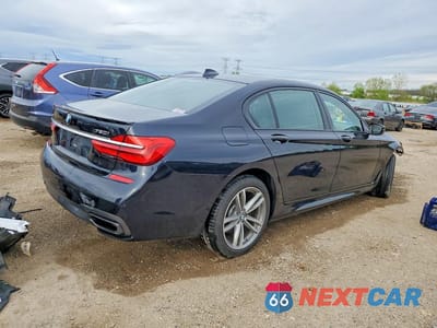 Trzecie zdjęcie samochodu z tyłu: 2018 BMW 750 XI VIN:WBA7F2C54JG424965 - miniatura