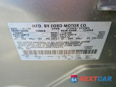 Zdjęcie 14 z 14 samochodu: 2008 LINCOLN MKX VIN:2LMDU68C48BJ16531 - miniatura