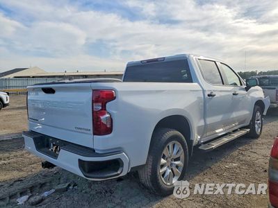 Trzecie zdjęcie samochodu z tyłu: 2024 CHEVROLET SILVERADO K1500 CUSTOM VIN:1GCPDBEK9RZ252038 - miniatura