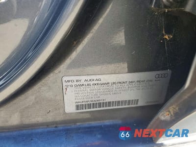 Zdjęcie 12 z 12 samochodu: 2014 AUDI A4 PREMIUM PLUS VIN:WAUFFAFL9EA089131 - miniatura