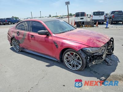 Czwarte zdjęcie samochodu z boku: 2026 BMW M3 COMPETITION VIN:WBS33HJ06TFV59774 - miniatura