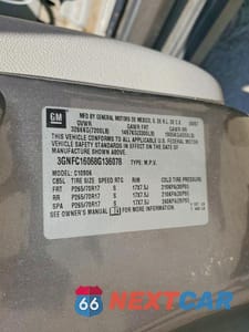 Zdjęcie 13 z 13 samochodu: 2008 CHEVROLET SUBURBAN C1500 LS VIN:3GNFC16068G136078 - miniatura