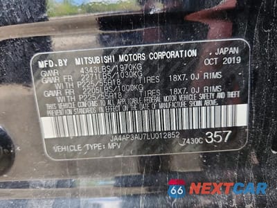 Zdjęcie 13 z 13 samochodu: 2020 MITSUBISHI OUTLANDER SPORT ES VIN:JA4AP3AU7LU012852 - miniatura