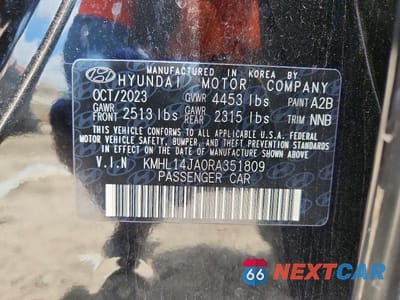 Zdjęcie 12 z 12 samochodu: 2024 HYUNDAI SONATA SEL VIN:KMHL14JA0RA351809 - miniatura