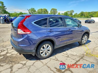 Trzecie zdjęcie samochodu z tyłu: 2013 HONDA CR-V EX VIN:5J6RM4H59DL001214 - miniatura