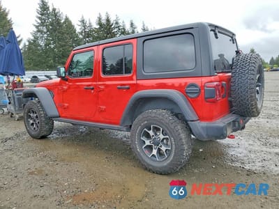 Drugie zdjęcie samochodu z przodu: 2021 JEEP WRANGLER UNLIMITED RUBICON VIN:1C4HJXFG5MW631116 - miniatura
