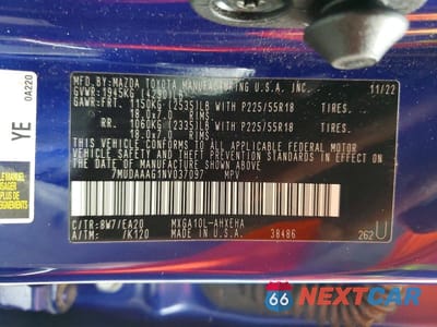 Zdjęcie 13 z 13 samochodu: 2022 TOYOTA COROLLA CROSS XLE VIN:7MUDAAAG1NV037097 - miniatura