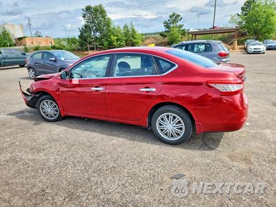 Drugie zdjęcie samochodu z przodu: 2014 NISSAN SENTRA S VIN:3N1AB7AP0EL680241 - miniatura