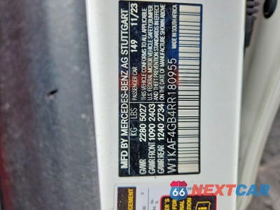 Zdjęcie 13 z 13 samochodu: 2024 MERCEDES-BENZ C 300 VIN:W1KAF4GB4RR180955 - miniatura