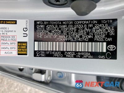 Zdjęcie 12 z 12 samochodu: 2020 TOYOTA PRIUS PRIME XLE VIN:JTDKARFP5L3140742 - miniatura