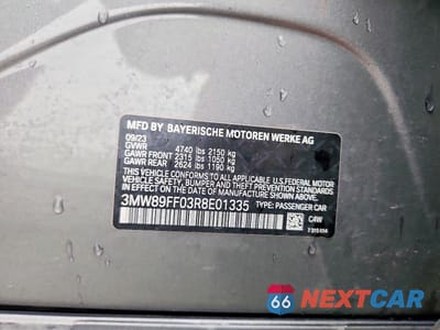 Zdjęcie 12 z 12 samochodu: 2024 BMW 330XI VIN:3MW89FF03R8E01335 - miniatura