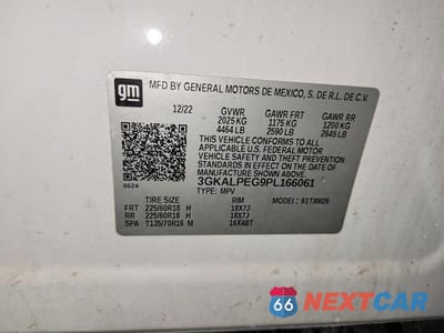 Zdjęcie 13 z 13 samochodu: 2023 GMC TERRAIN SLT VIN:3GKALPEG9PL166061 - miniatura