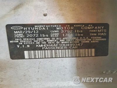 Zdjęcie 13 z 13 samochodu: 2013 HYUNDAI ELANTRA GLS VIN:KMHDH4AE1DU499347 - miniatura