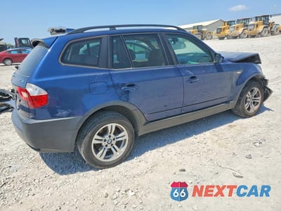 Trzecie zdjęcie samochodu z tyłu: 2005 BMW X3 3.0I VIN:WBXPA93425WD14256 - miniatura