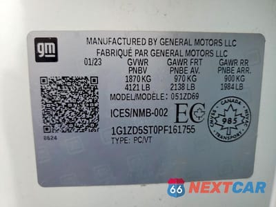 Zdjęcie 13 z 13 samochodu: 2023 CHEVROLET MALIBU LT VIN:1G1ZD5ST0PF161755 - miniatura