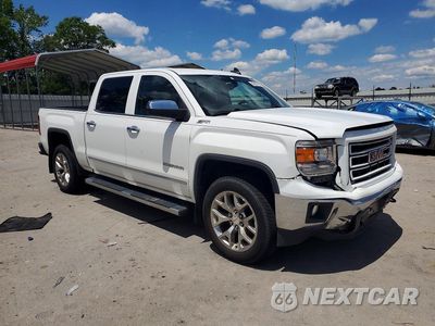 Czwarte zdjęcie samochodu z boku: 2015 GMC SIERRA C1500 SLT VIN:3GTP1VEC7FG150106 - miniatura