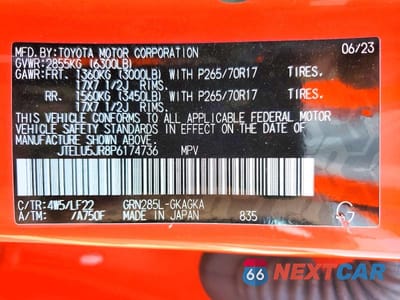 Zdjęcie 14 z 14 samochodu: 2023 TOYOTA 4RUNNER TRD PRO VIN:JTELU5JR8P6174736 - miniatura