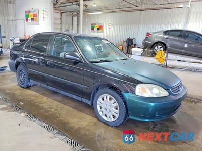 Czwarte zdjęcie samochodu z boku: 1999 HONDA CIVIC LX VIN:2HGEJ6673XH555901 - miniatura