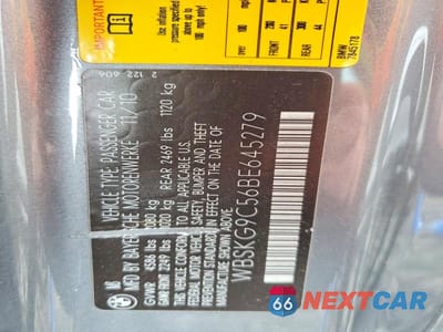 Zdjęcie 12 z 12 samochodu: 2011 BMW M3 VIN:WBSKG9C56BE645279 - miniatura