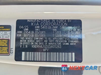 Zdjęcie 14 z 14 samochodu: 2025 KIA SORENTO EX VIN:KNDRH4JG5S5405263 - miniatura