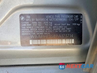 Zdjęcie 12 z 12 samochodu: 2009 BMW 328 I VIN:WBAPH73589A173714 - miniatura