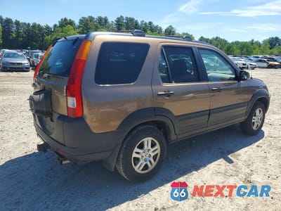 Trzecie zdjęcie samochodu z tyłu: 2004 HONDA CR-V EX VIN:SHSRD788X4U213083 - miniatura