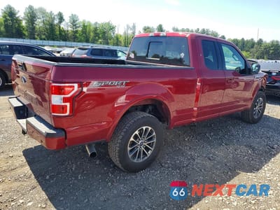 Trzecie zdjęcie samochodu z tyłu: 2018 FORD F150 SUPER CAB VIN:1FTFX1E52JKD44726 - miniatura