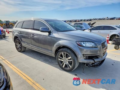 Czwarte zdjęcie samochodu z boku: 2015 AUDI Q7 TDI PREMIUM PLUS VIN:WA1LMAFE5FD031427 - miniatura