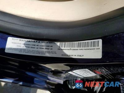 Zdjęcie 13 z 13 samochodu: 2018 MASERATI QUATTROPORTE S VIN:ZAM56YRA7J1286449 - miniatura