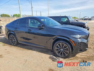 Czwarte zdjęcie samochodu z boku: 2026 BMW X6 M60I VIN:5UX43EX05T9405488 - miniatura
