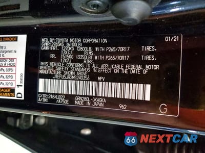 Zdjęcie 14 z 14 samochodu: 2021 TOYOTA 4RUNNER SR5 PREMIUM VIN:JTEFU5JR2M5240356 - miniatura