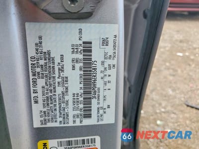 Zdjęcie 12 z 12 samochodu: 2014 FORD FUSION SE VIN:3FA6P0H96ER358175 - miniatura