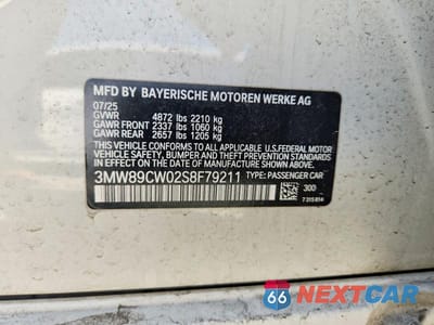 Zdjęcie 12 z 12 samochodu: 2025 BMW 330XI VIN:3MW89CW02S8F79211 - miniatura