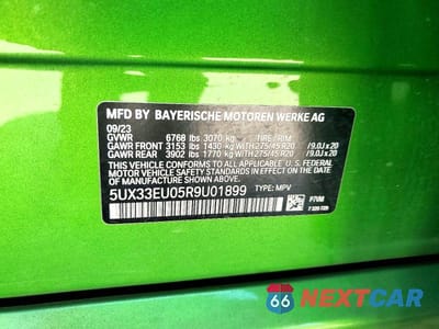 Zdjęcie 14 z 14 samochodu: 2024 BMW X5 M60I VIN:5UX33EU05R9U01899 - miniatura