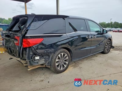 Trzecie zdjęcie samochodu z tyłu: 2022 HONDA ODYSSEY EXL VIN:5FNRL6H79NB025734 - miniatura