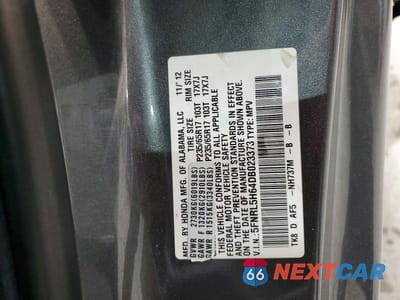 Zdjęcie 13 z 13 samochodu: 2013 HONDA ODYSSEY EXL VIN:5FNRL5H64DB023373 - miniatura