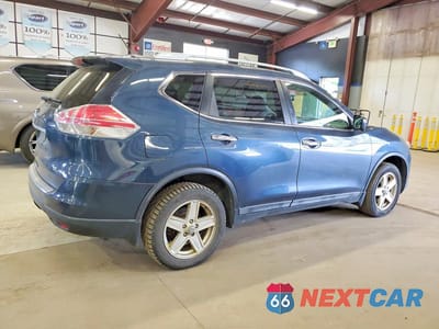 Trzecie zdjęcie samochodu z tyłu: 2015 NISSAN ROGUE SL VIN:5N1AT2MV3FC789650 - miniatura
