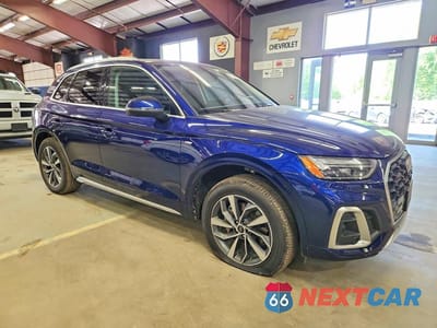 Czwarte zdjęcie samochodu z boku: 2022 AUDI Q5 PREMIUM PLUS 45 VIN:WA1EAAFY4N2046992 - miniatura