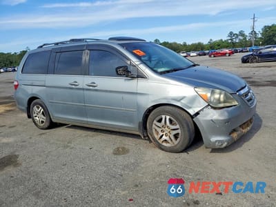 Czwarte zdjęcie samochodu z boku: 2007 HONDA ODYSSEY EXL VIN:5FNRL38747B016618 - miniatura